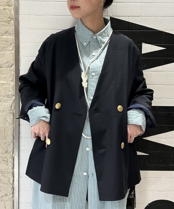 清水 彩乃さんの「BEAMS WOMEN｜maturely / トリコット シフォン レース ボクサー」を使ったコーディネート