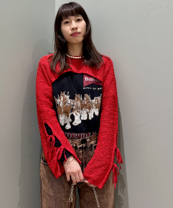 はやしあかねさんの「BEAMS WOMEN｜レース アップ ミニ バッグ」を使ったコーディネート