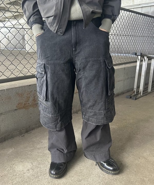 タマイユウトさんの「BEAMS WOMEN｜フェード カーゴパンツ」を使ったコーディネート