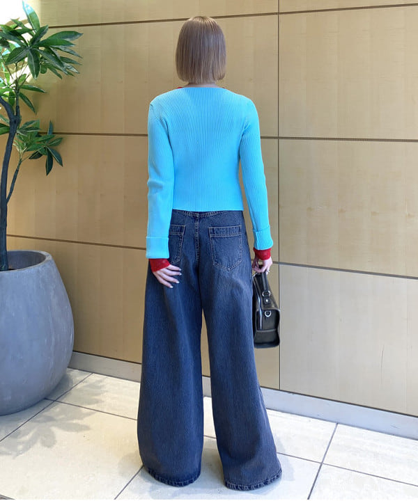 Hazukiさんの「BEAMS WOMEN｜ストレッチレース クルーネック Tシャツ」を使ったコーディネート