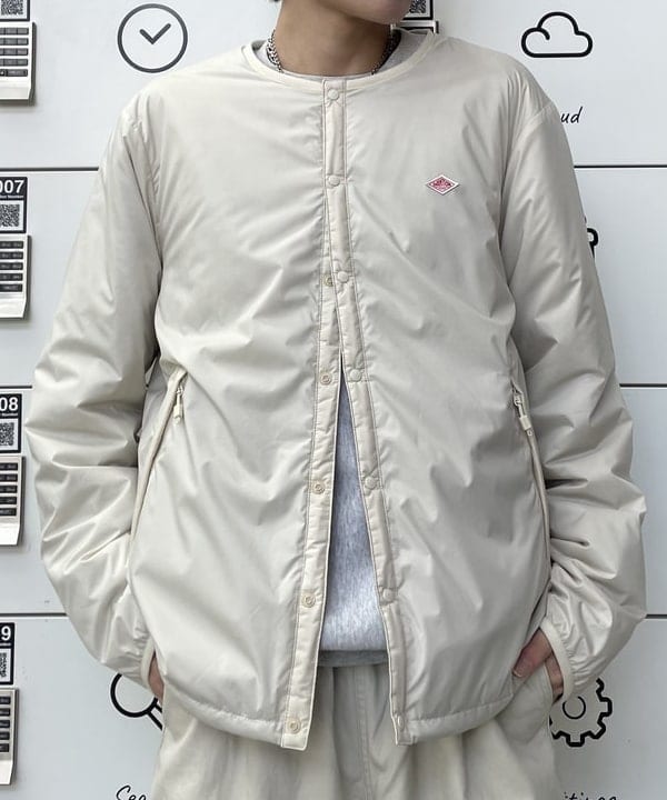 マツミヤさんの「BEAMS WOMEN｜DANTON / INSULATION COLLARLESS JACKET」を使ったコーディネート