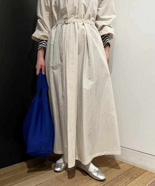 Ito_ririkaさんの「BEAMS WOMEN｜AK+1 / ネックギャザー ワンピース」を使ったコーディネート