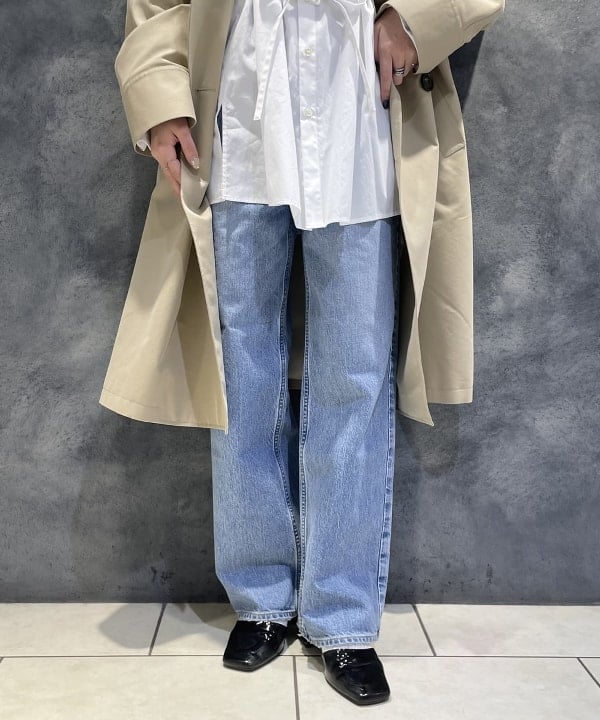 高木 菜央さんの「BEAMS WOMEN｜upper hights / THE NIECE デニムパンツ」を使ったコーディネート