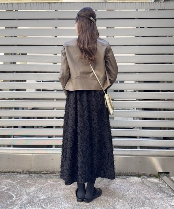 YUIさんの「BEAMS WOMEN｜フライス タートルネックプルオーバー」を使ったコーディネート