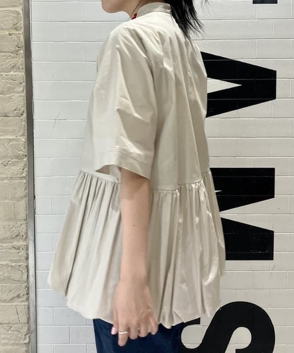 小原 もこさんの「BEAMS WOMEN｜maturely / バルーン ギャザー ブルゾン」を使ったコーディネート