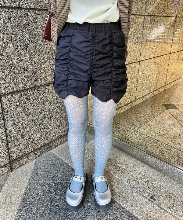 あさひさんの「BEAMS WOMEN｜レース アップ ミニ バッグ」を使ったコーディネート