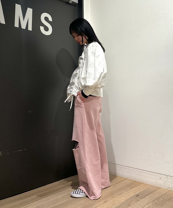 sakuraさんの「BEAMS WOMEN｜ダメージ スウェット パンツ」を使ったコーディネート
