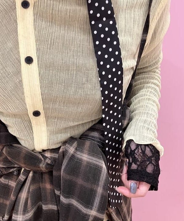 晶さんの「BEAMS WOMEN｜maturely / シアー シャーリング カーディガン」を使ったコーディネート