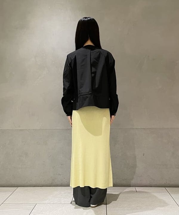 高木 菜央さんの「BEAMS WOMEN｜コットンアセテート フレアスリーブ ワンピース」を使ったコーディネート