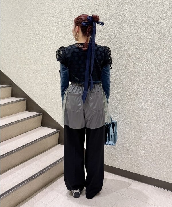 庭野 優紀さんの「maturely / トリコット シフォン レース ボクサー」を使ったコーディネート