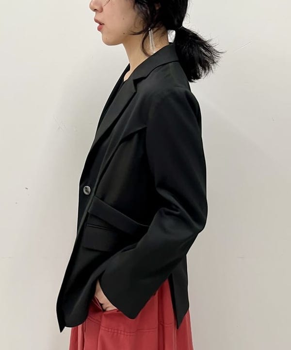 kigoさんの「BEAMS WOMEN｜RBS / サイド カーブ キリカエ ジャケット」を使ったコーディネート