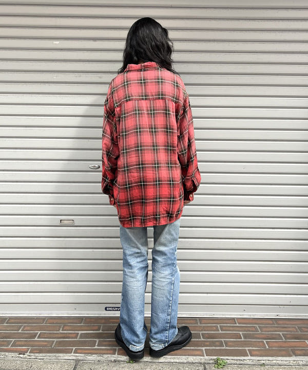 ミナミマリコさんの「BEAMS WOMEN｜maturely / レーヨン ブリーチ チェック シャツ」を使ったコーディネート