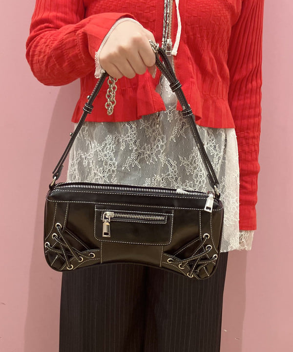 晶さんの「BEAMS WOMEN｜クロップド ジップ Vネック カーディガン」を使ったコーディネート