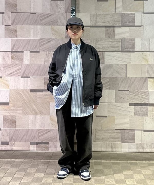 なるみさんの「【別注】LACOSTE / スタジアムジャンパー」を使ったコーディネート