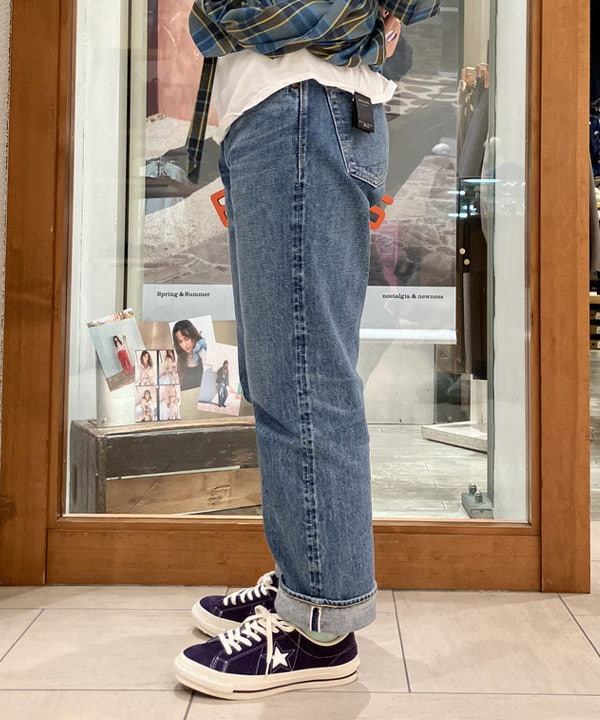 小原 もこさんの「BEAMS WOMEN｜【別注】orSlow / No.8 DENIM NEW」を使ったコーディネート