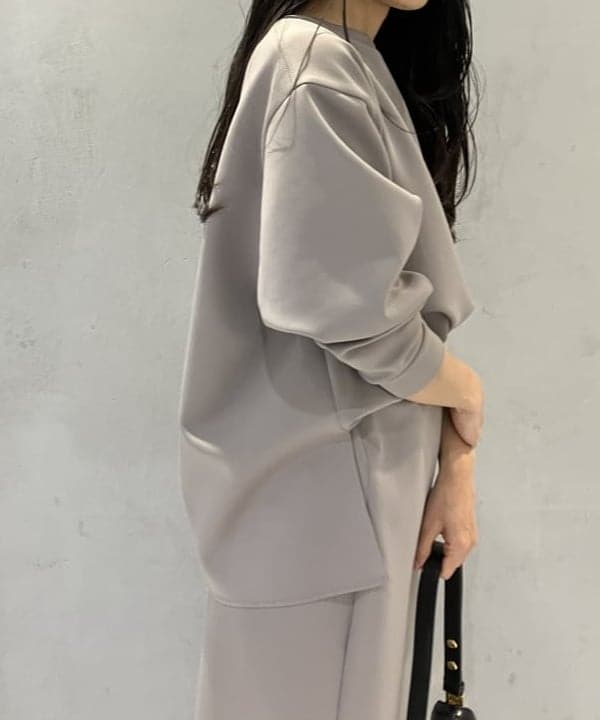 五十峯 さよさんの「BEAMS WOMEN｜ダンボール ロングスリーブ プルオーバー」を使ったコーディネート