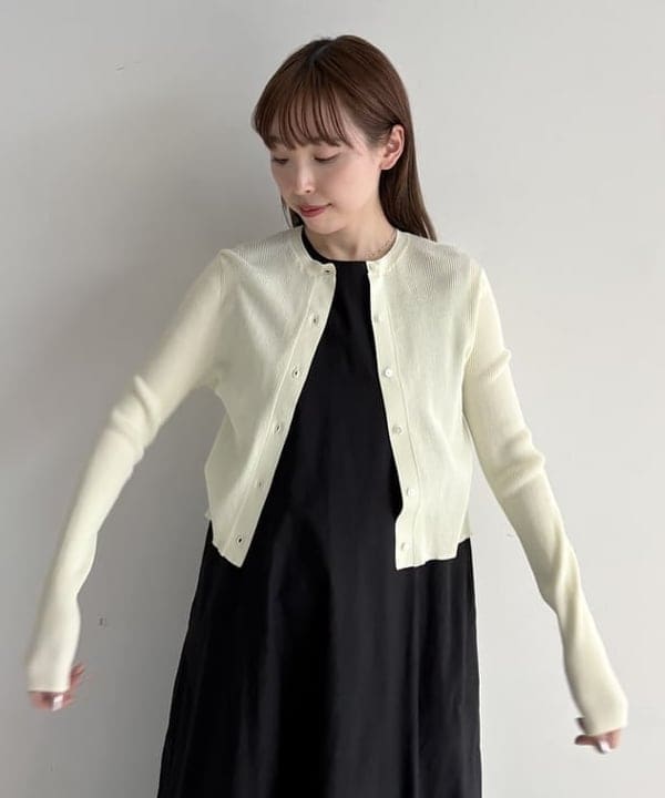 makita mikaさんの「BEAMS WOMEN｜【別注】ne Quittez pas / ポプリン バルーン ワンピース」を使ったコーディネート