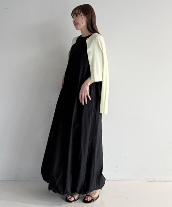 makita mikaさんの「BEAMS WOMEN｜【別注】ne Quittez pas / ポプリン バルーン ワンピース」を使ったコーディネート