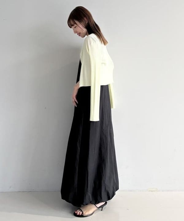 makita mikaさんの「BEAMS WOMEN｜【別注】ne Quittez pas / ポプリン バルーン ワンピース」を使ったコーディネート