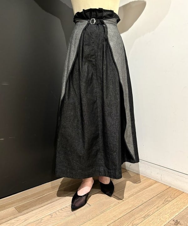 sakuraさんの「BEAMS WOMEN｜RBS / デニム サイドラップ スカート」を使ったコーディネート