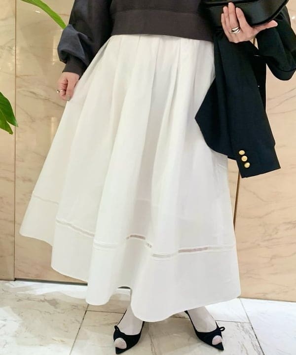 AONO SHIKAMAさんの「BEAMS WOMEN｜ドライギャバジン ６ボタン ダブルジャケット」を使ったコーディネート