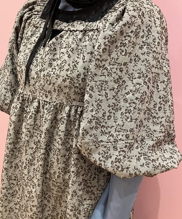 晶さんの「BEAMS WOMEN｜RBS / ティアード スクエアネック ワンピース」を使ったコーディネート