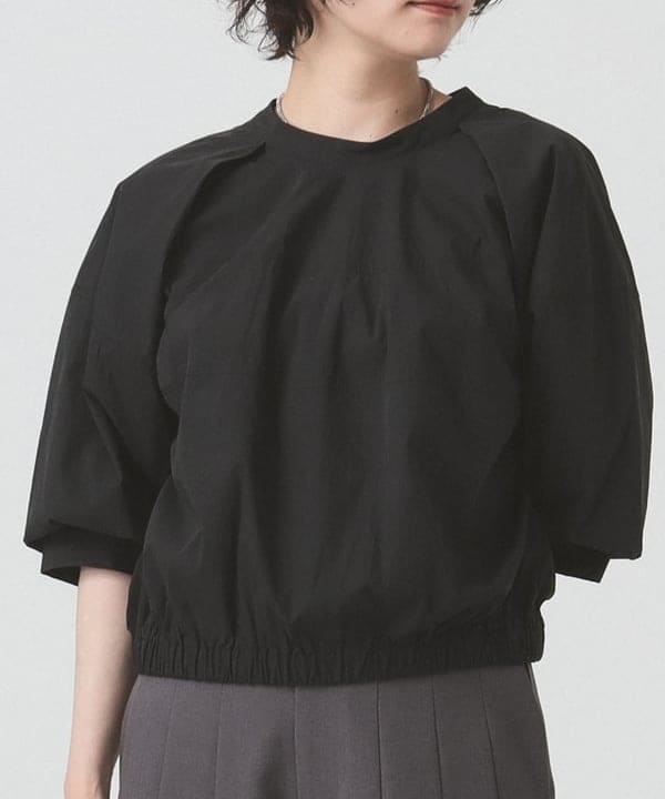 saori KATOさんの「BEAMS WOMEN｜RBS / ハーフスリーブ バルーン ブラウス」を使ったコーディネート