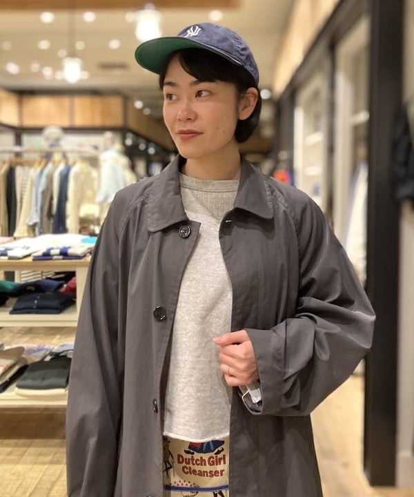 葵さんの「BEAMS WOMEN｜ブロード リブ クルーネック スウェット」を使ったコーディネート