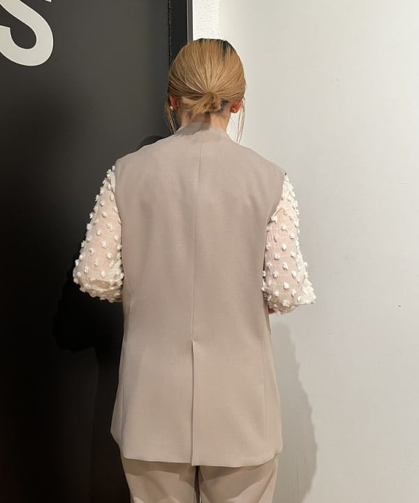 Ito_ririkaさんの「BEAMS WOMEN｜ドット ジャカード ブラウス＊」を使ったコーディネート