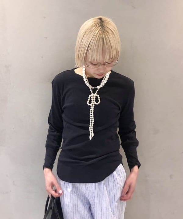 amaさんの「BEAMS WOMEN｜フラップ ミニ バッグ」を使ったコーディネート