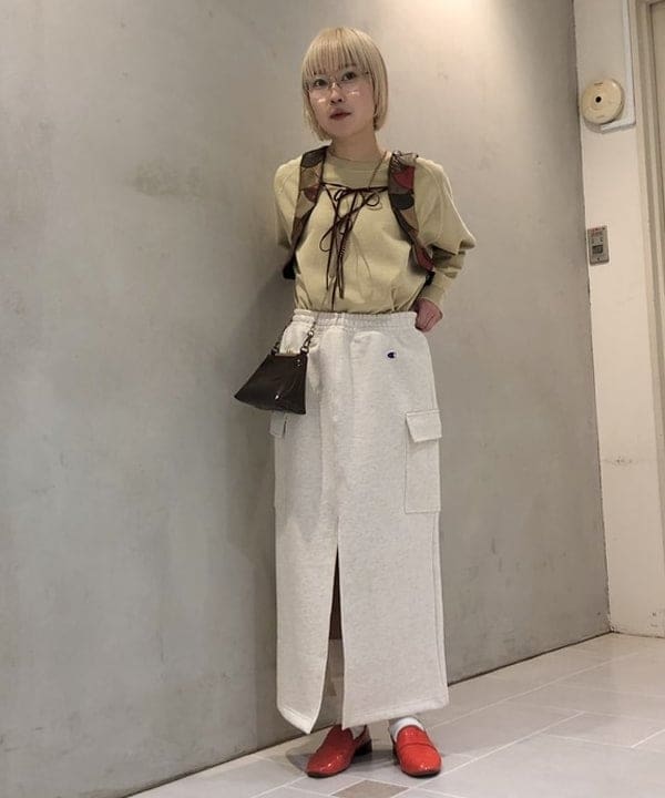 amaさんの「BEAMS WOMEN｜【別注】SCREEN STARS / 天竺 ラグラン Tシャツ」を使ったコーディネート