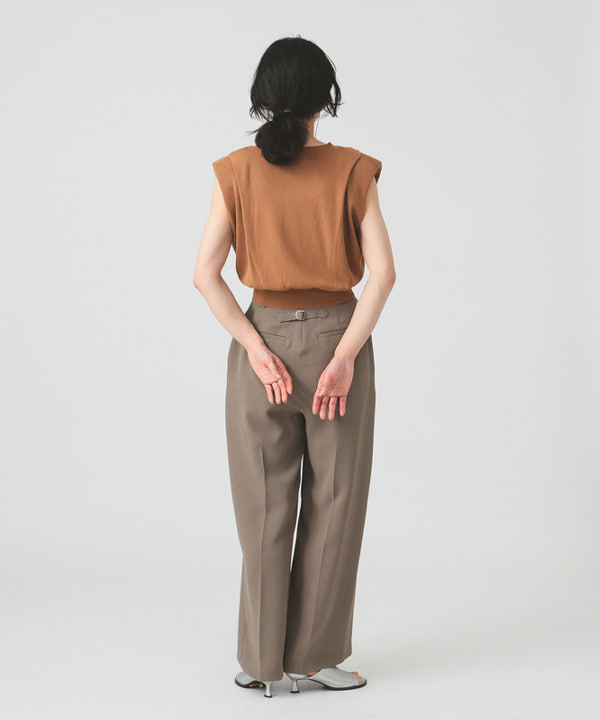 kigoさんの「BEAMS WOMEN｜RBS / ボックス タック ワイド パンツ」を使ったコーディネート
