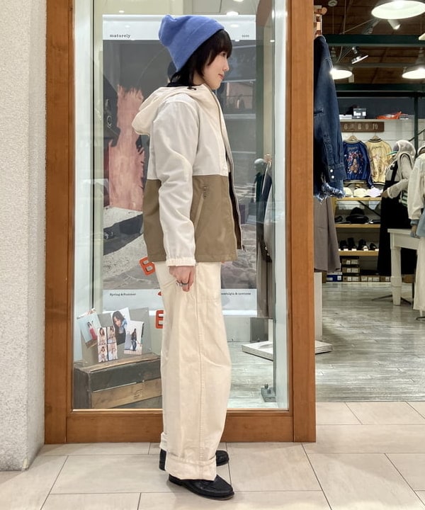 小原 もこさんの「BEAMS WOMEN｜BEAMS BOY / フライス 1cm ボーダー」を使ったコーディネート