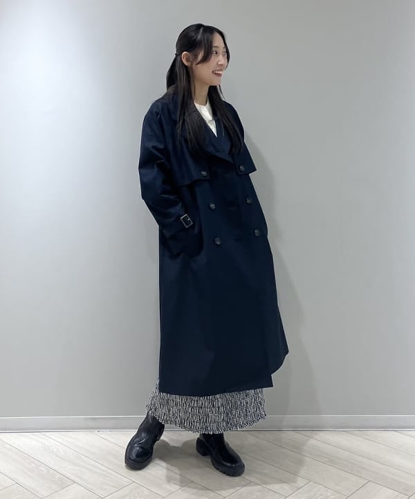 nodokaさんの「BEAMS WOMEN｜ライト ツイル トレンチコート」を使ったコーディネート