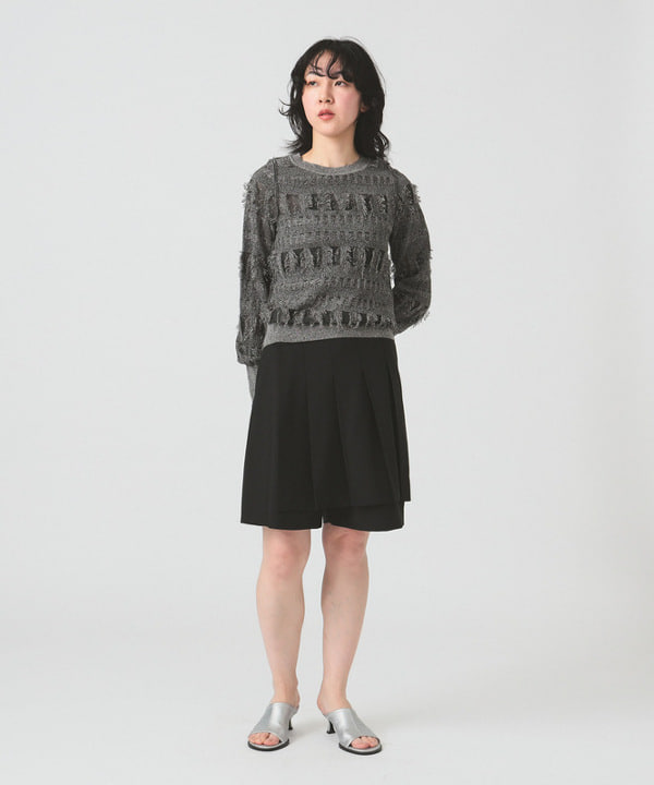 kigoさんの「BEAMS WOMEN｜RBS / プリーツラップ ショートパンツ」を使ったコーディネート