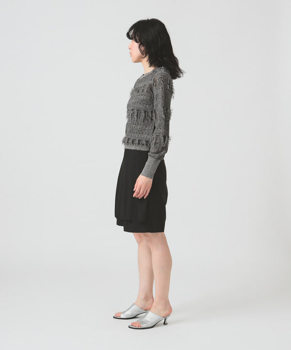 kigoさんの「BEAMS WOMEN｜RBS / プリーツラップ ショートパンツ」を使ったコーディネート