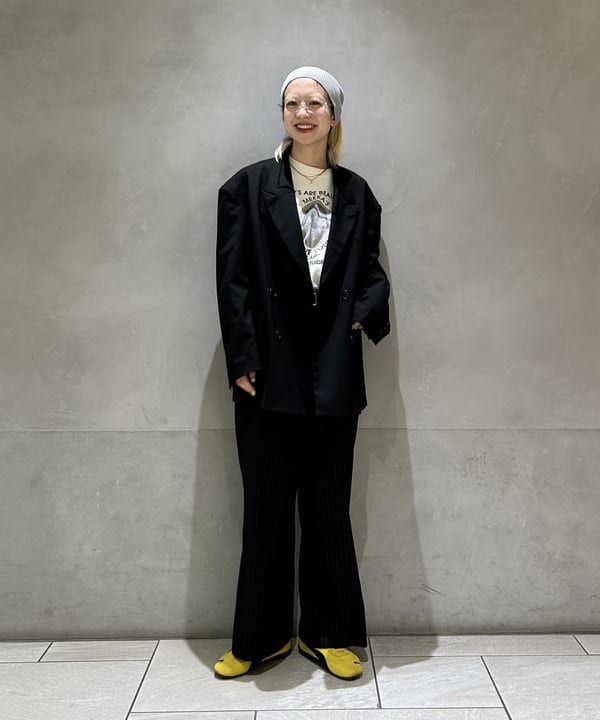 ササキさんの「BEAMS WOMEN｜4ボタン ダブル オーバーサイズ ジャケット」を使ったコーディネート