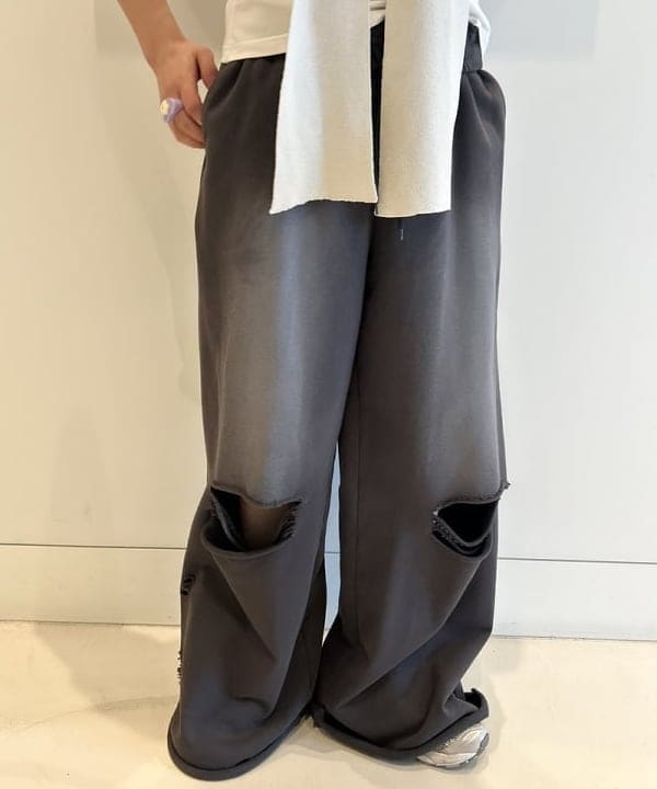 ナカノ アイさんの「BEAMS WOMEN｜ボーダー レース スリーブ Tシャツ」を使ったコーディネート