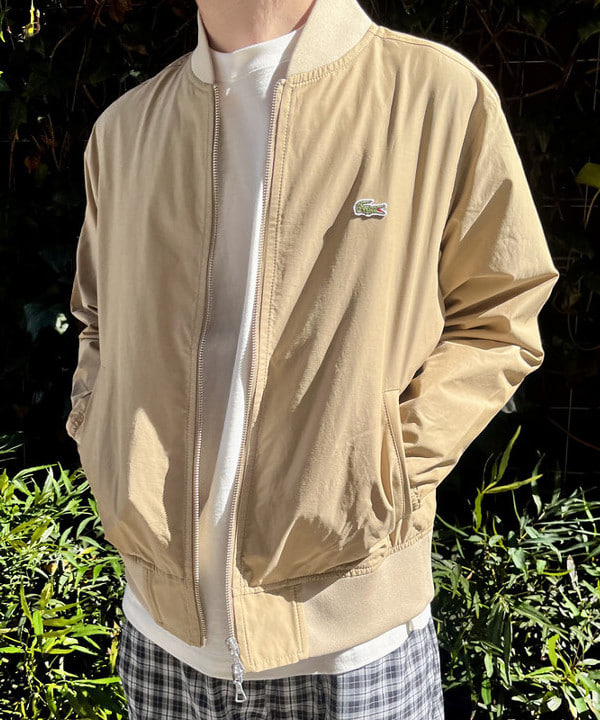 流聖さんの「BEAMS WOMEN｜【別注】LACOSTE / スタジアムジャンパー」を使ったコーディネート