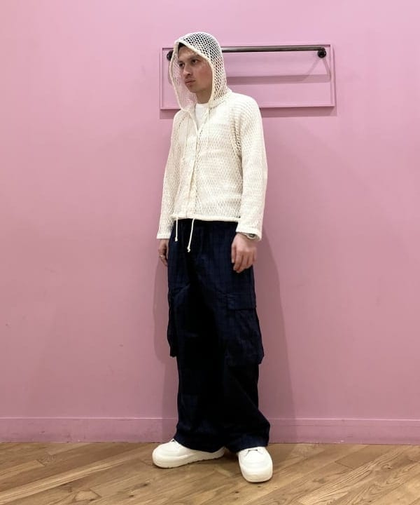 ディクソン 太陽さんの「BEAMS WOMEN｜チェック カーゴ イージーパンツ」を使ったコーディネート
