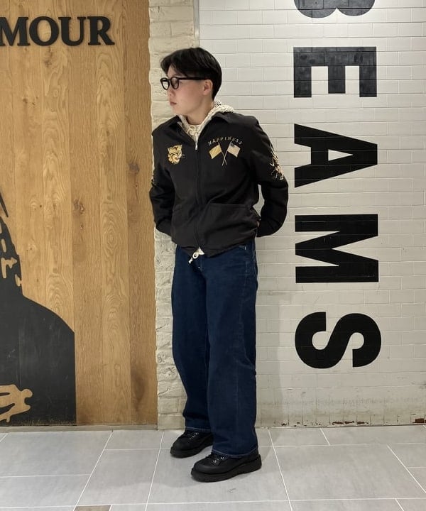 赤羽 花さんの「BEAMS WOMEN｜テーラー東洋 / Mid 1960s Style Cotton Rayon Vietnam Jacket」を使ったコーディネート