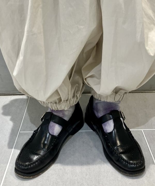 小原 もこさんの「BEAMS WOMEN｜HAVERSACK / タイプライター ショートスリーブ シャツ」を使ったコーディネート