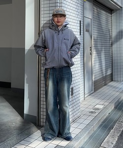 BEAMS T(ビームスT)BoTT / Gingham Shell Jacket(ブルゾン BEAMS T(ビームスT)BoTT / Gingham Shell Jacket(ブルゾン