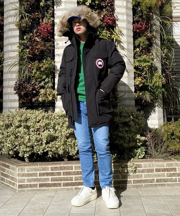 りくっしーさんの「BEAMS WOMEN｜NEW ERA × BEAMS / 別注 9FORTY A-Frame Mesh Cap 24AW」を使ったコーディネート
