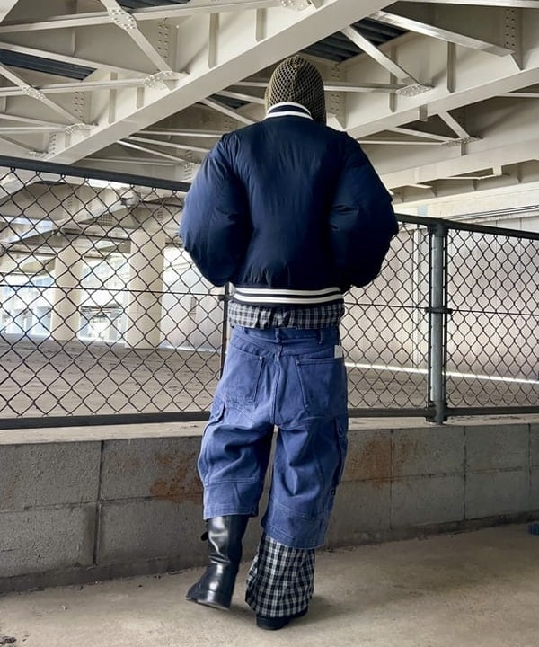 翔さんの「BEAMS WOMEN｜フェード カーゴパンツ」を使ったコーディネート