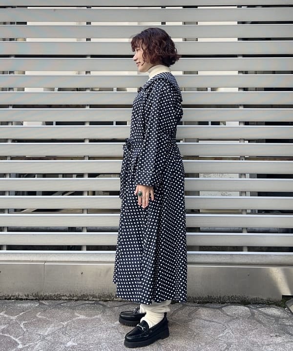 まつむさんの「BEAMS WOMEN｜ドット セーラー カラー ワンピース」を使ったコーディネート