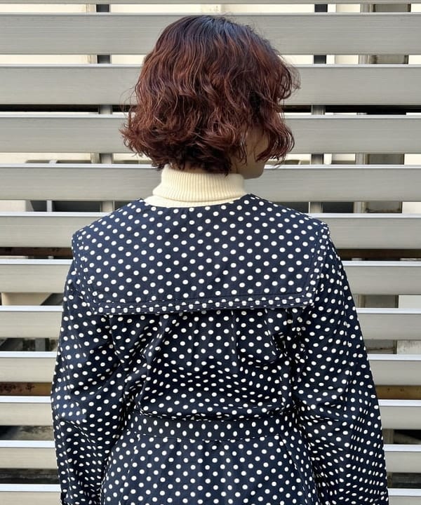 まつむさんの「BEAMS WOMEN｜ドット セーラー カラー ワンピース」を使ったコーディネート
