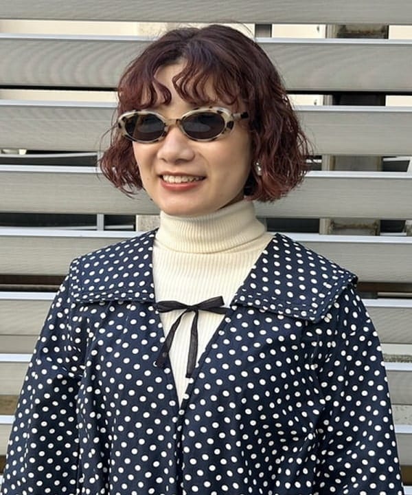 まつむさんの「BEAMS WOMEN｜ドット セーラー カラー ワンピース」を使ったコーディネート