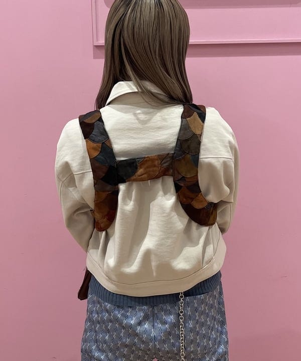 シオンさんの「BEAMS WOMEN｜レース アップ ミニ バッグ」を使ったコーディネート