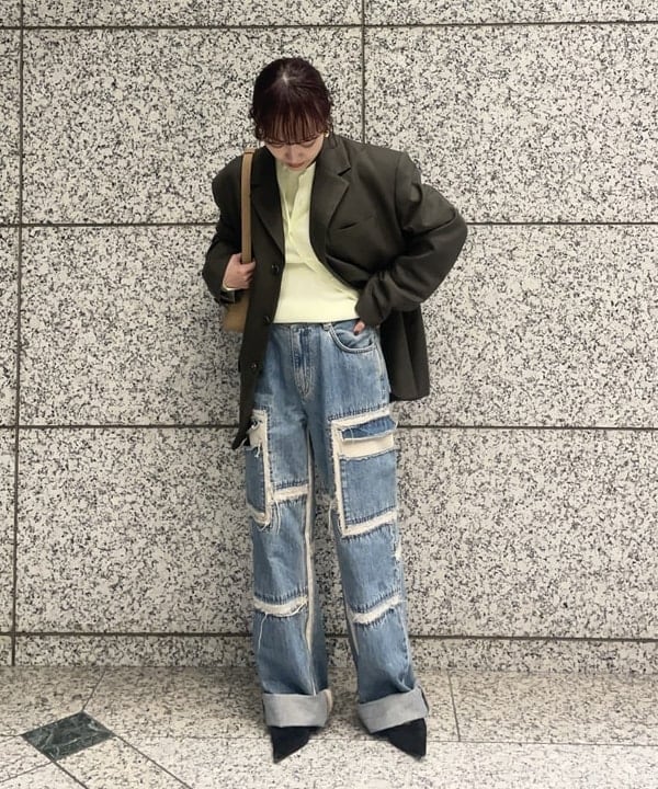 多田 日奈子さんの「BEAMS WOMEN｜＆MyuQ / UPIS ショルダーバッグ」を使ったコーディネート